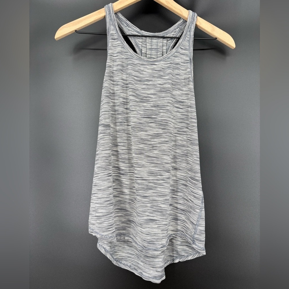 Lululemon Yogi Everyday Tank 4 Color Space Dye White Black